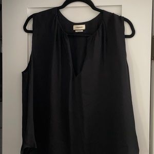 L’AGENCE black blouse silk